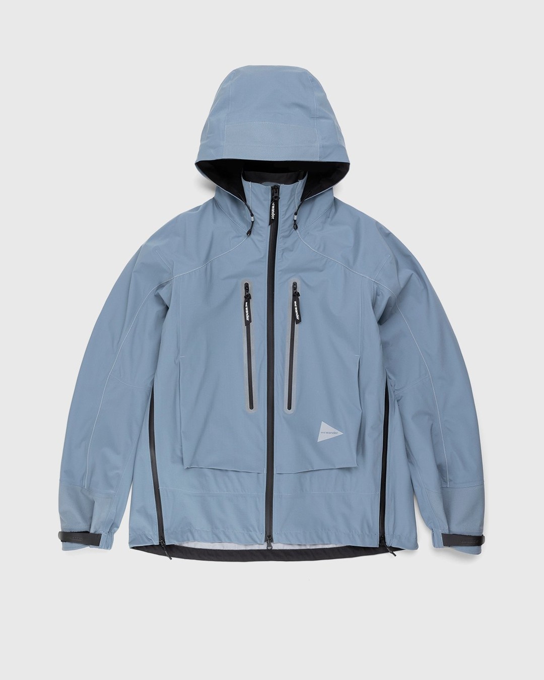 And Wander – Pertex Shield Rain Jacket Blue - Outerwear - Blue - Image 1
