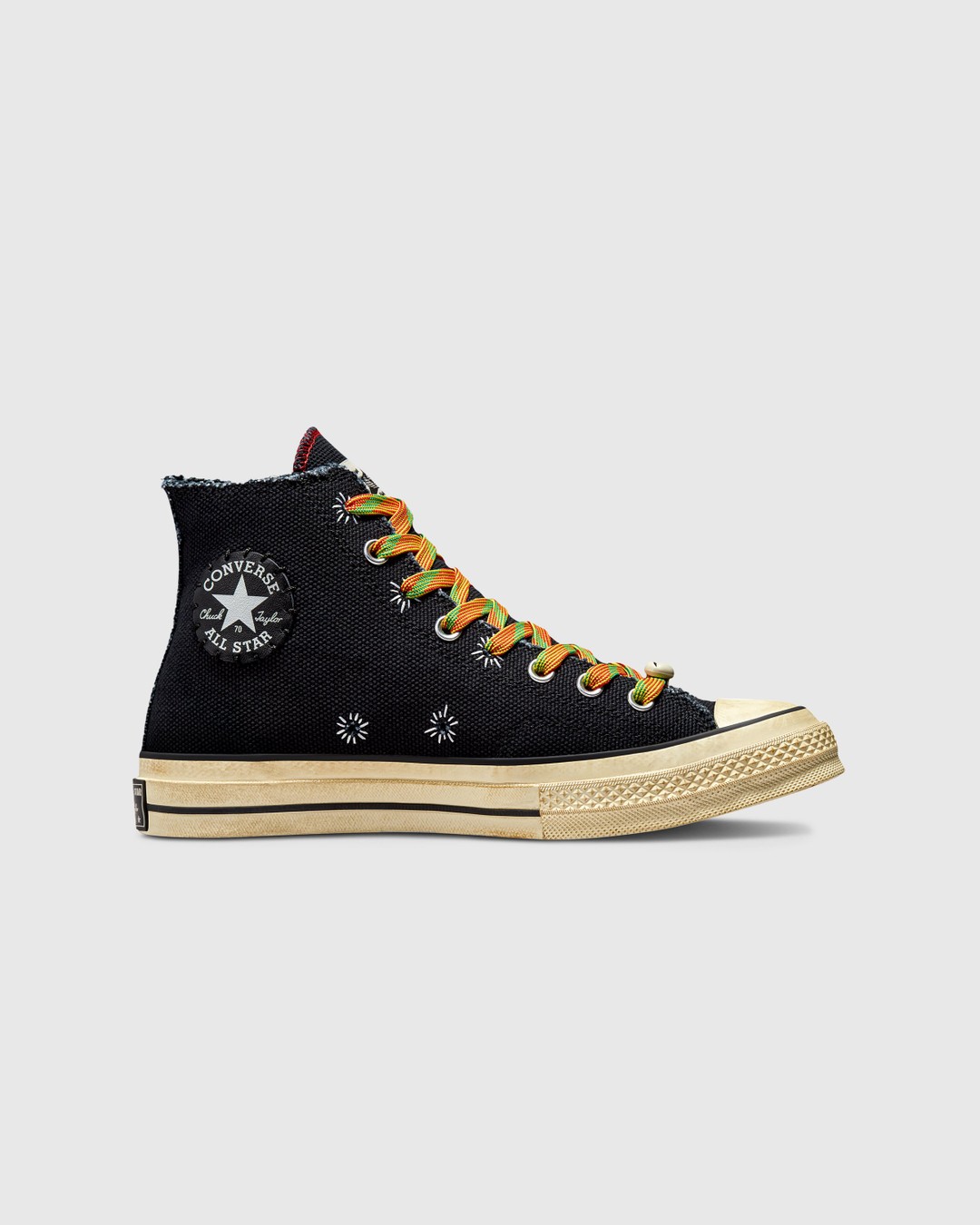 Converse x Barriers – Chuck 70 Hi Black/Fiery Red - High Top Sneakers - Black - Image 1