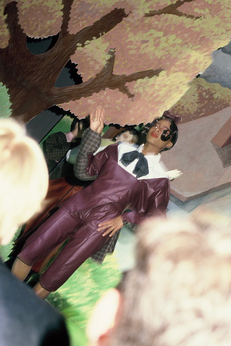 Andre Walker’s Fall/Winter 1986 collection shown at the Palladium in New York