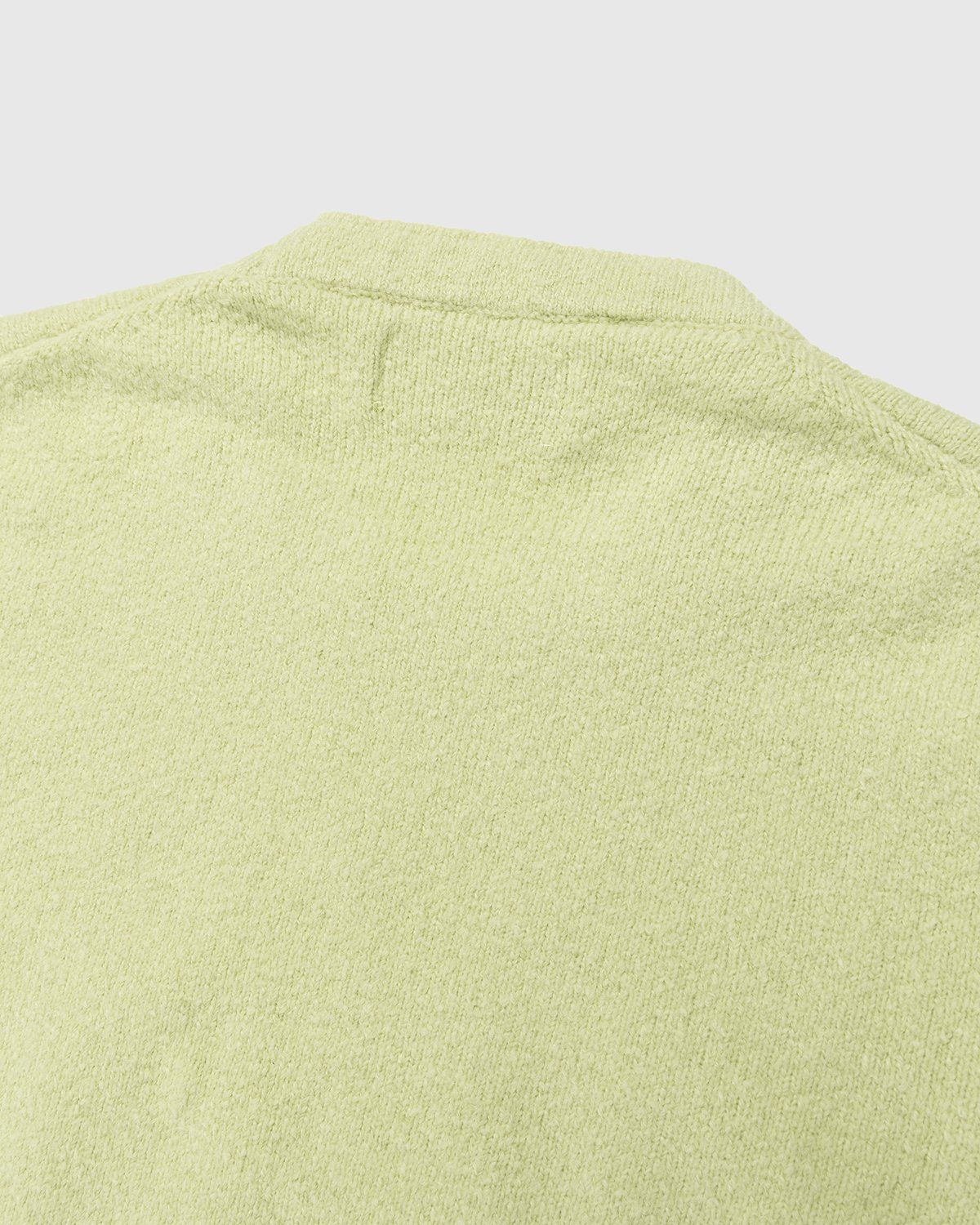 Stone Island – 548D2 Stockinette Stitch Sweater Light Green - Knitwear - Green - Image 4