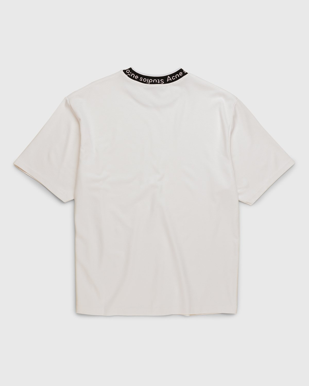 Acne Studios – Logo T-Shirt White - T-shirts - White - Image 2