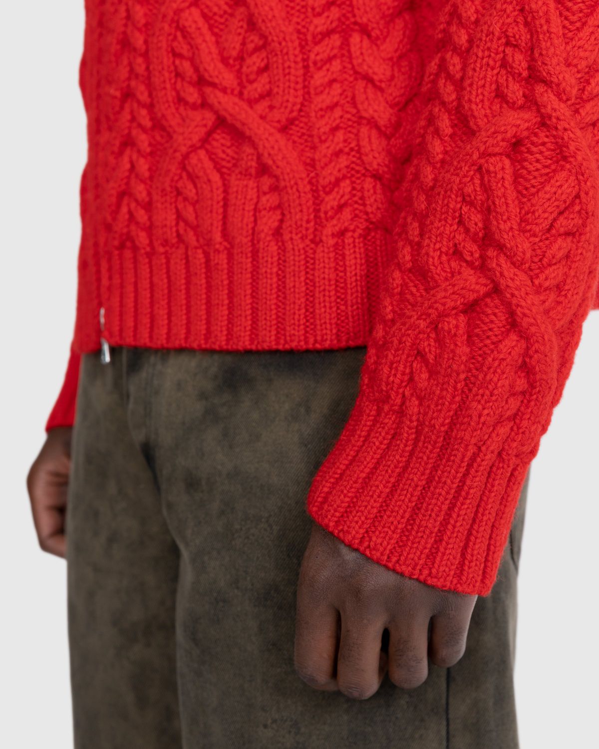Dries van Noten – Naldo Cardigan Red - Knitwear - Red - Image 5
