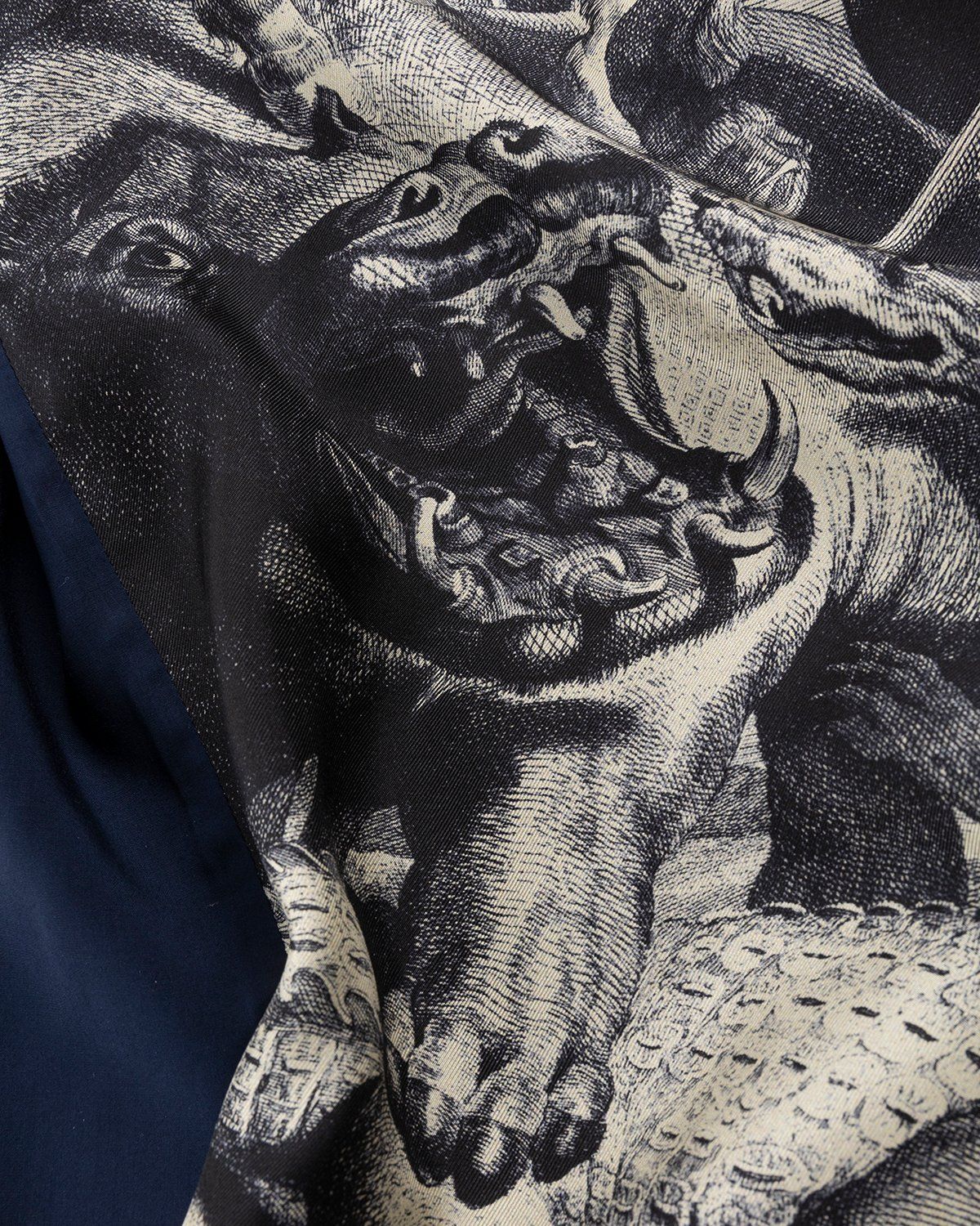 Dries van Noten – Cassif Silk Shirt Ecru - Shirts - Silver - Image 4