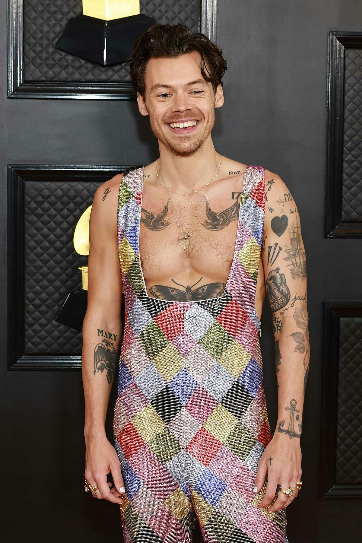 Harry Styles' Grammys EGONLAB x Swarovski Jumpsuit