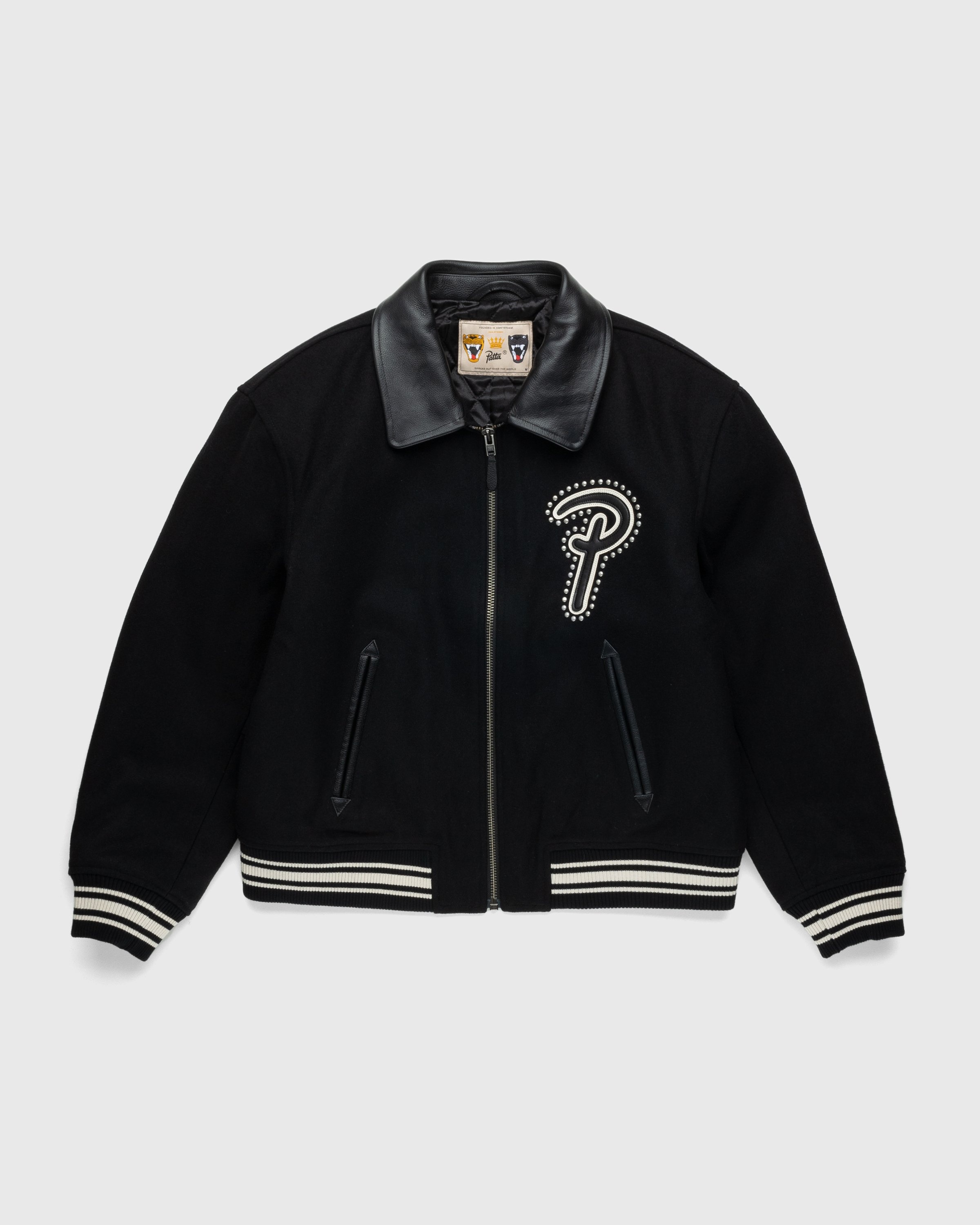 Patta Uptown Wool Jacket Black Highsnobiety Shop