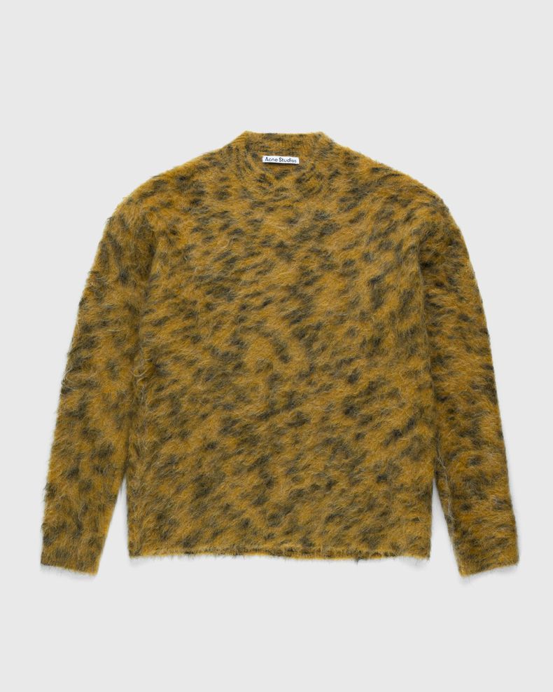 Acne Studios – Hairy Crewneck Sweater Yellow