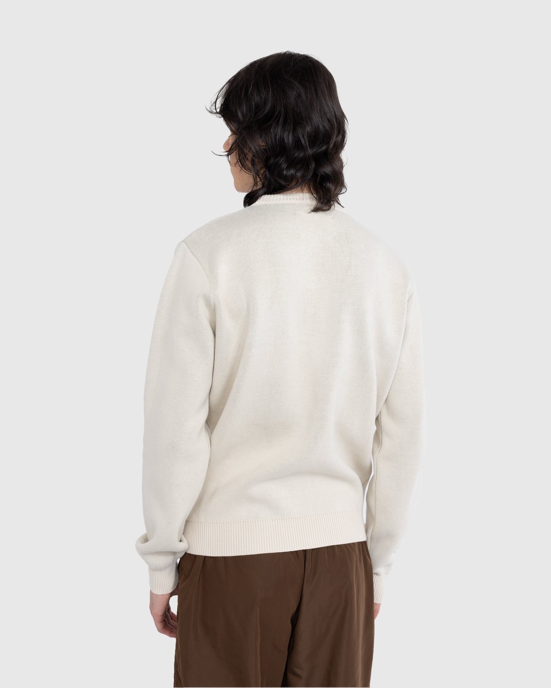 Highsnobiety – Not in Paris 5 Knitted Sweater - Sweats - Beige - Image 3