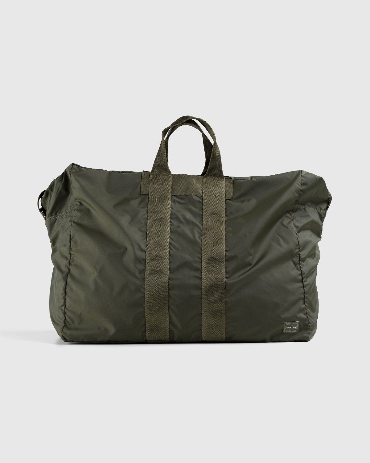 Porter-Yoshida & Co. – Flex 2-Way Duffle Bag Olive Drab - Duffle & Top Handle Bags - Green - Image 1