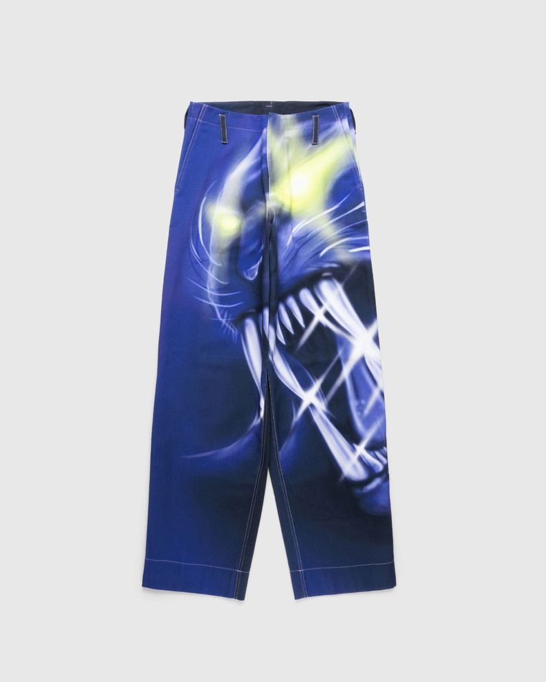 Printed Jeans Blue