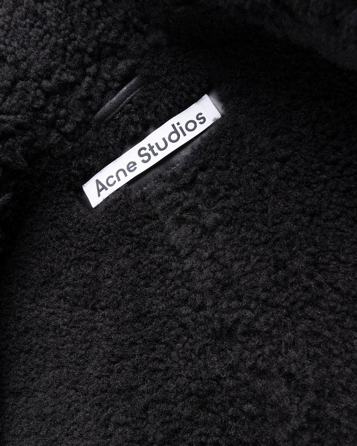 Acne Studios – Shearling Aviator Jacket Black - Outerwear - Black - Image 7