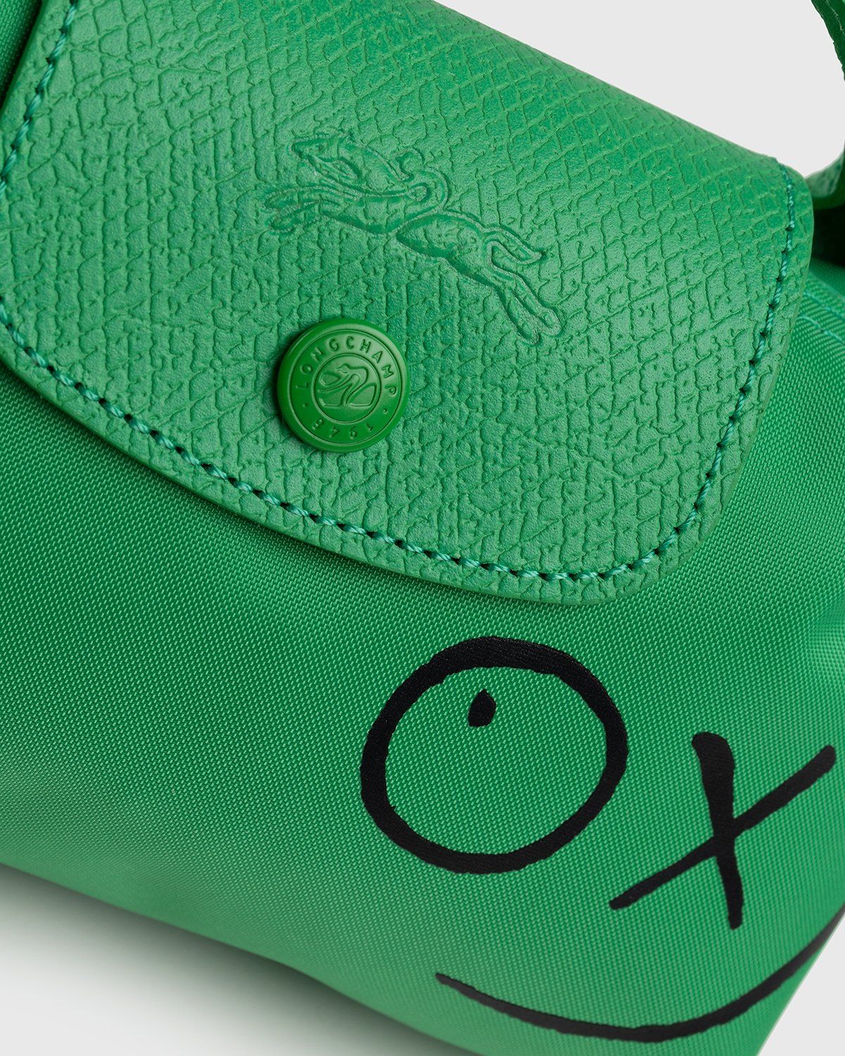 Longchamp x André Saraiva – Le Pliage André Pouch Green - Bags - Green - Image 5