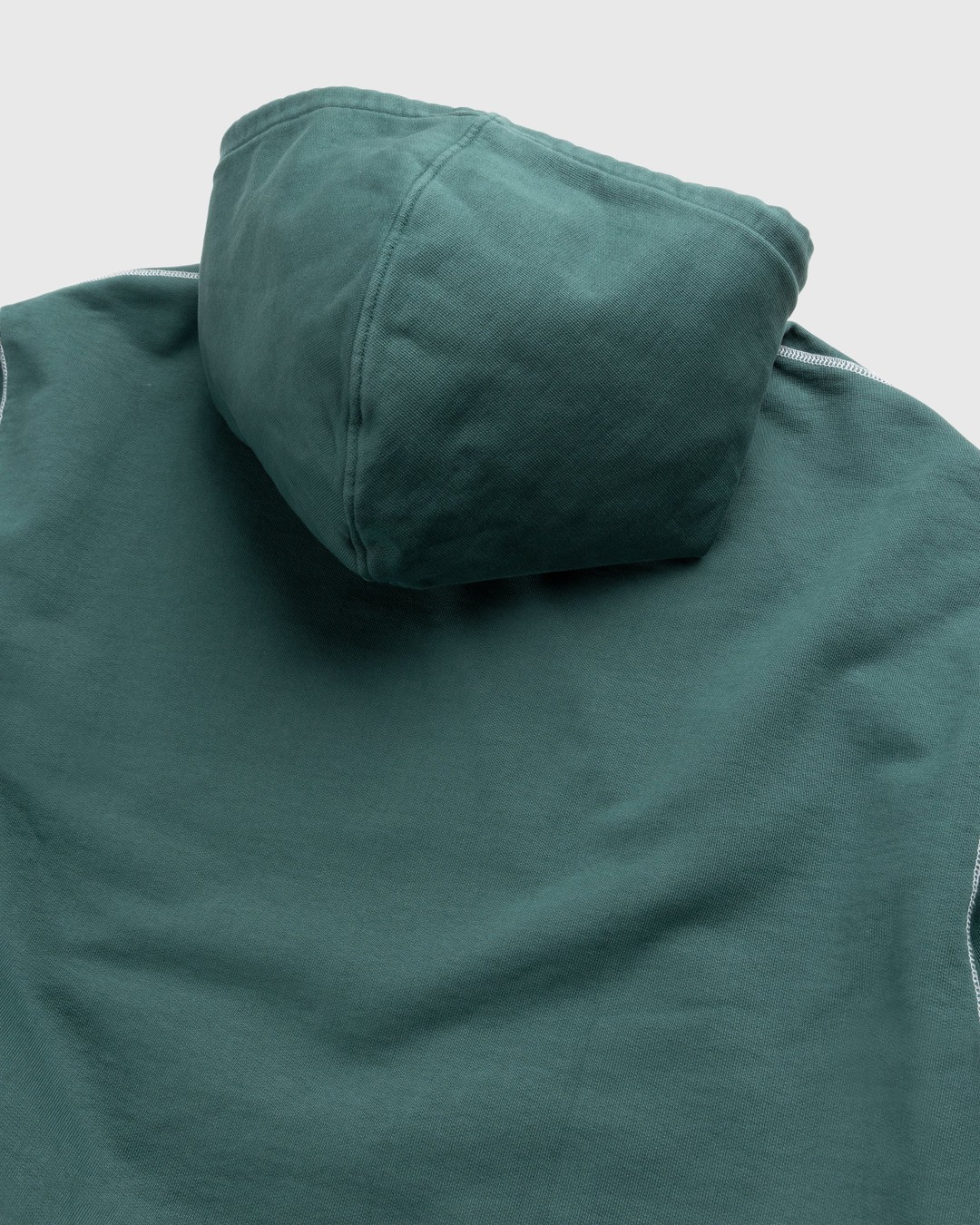 Highsnobiety – Garment Dyed Hoodie Green - Hoodies - Green - Image 5