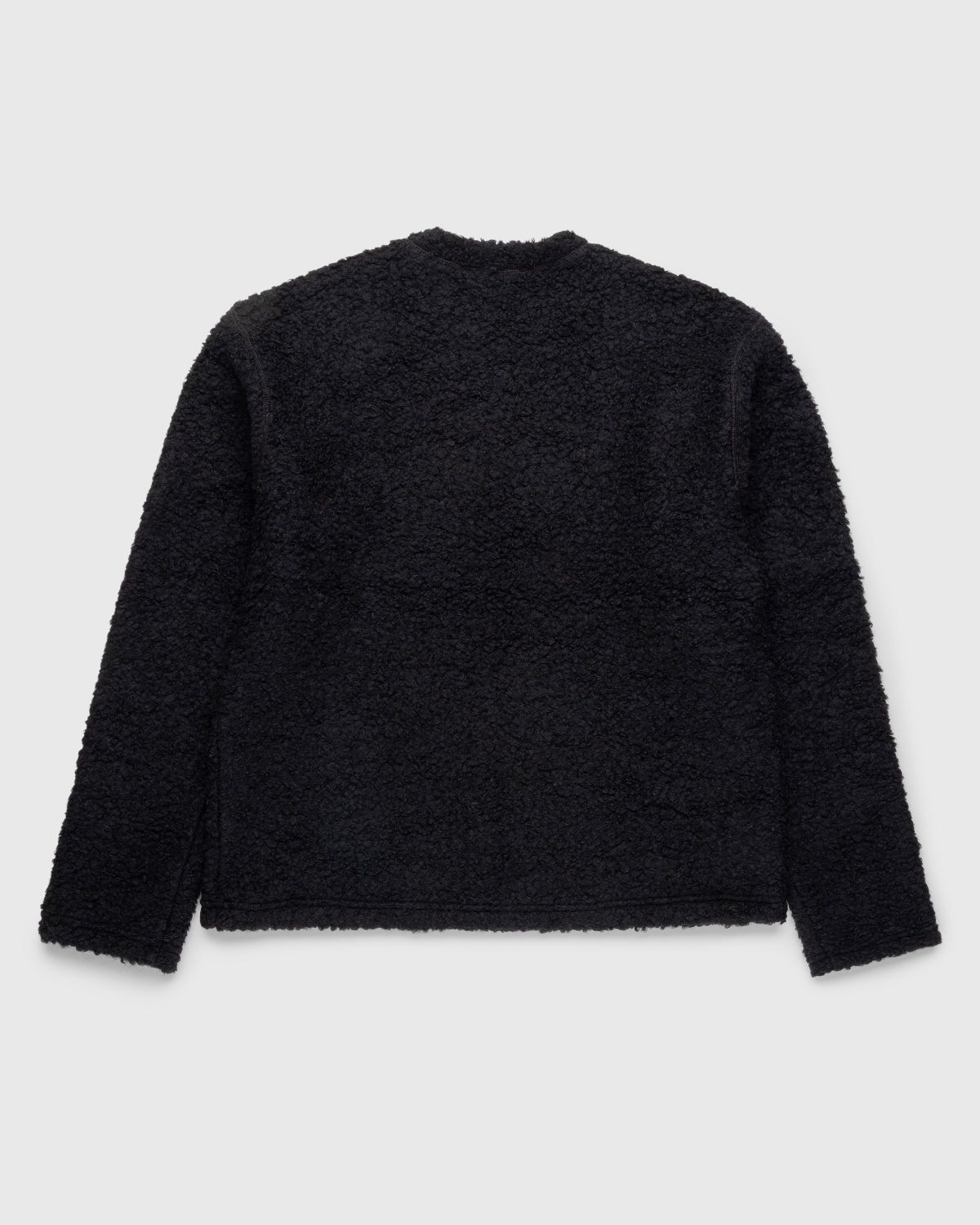 Highsnobiety HS05 – Wool Blend Inlaid Knit Crew Black - Crewnecks - Black - Image 2