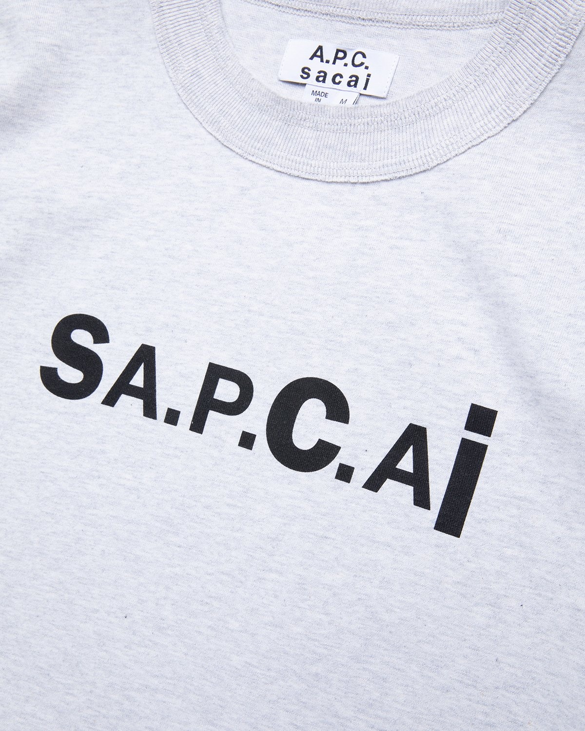 A.P.C. x Sacai – Kiyo T-Shirt Light Grey | Highsnobiety Shop