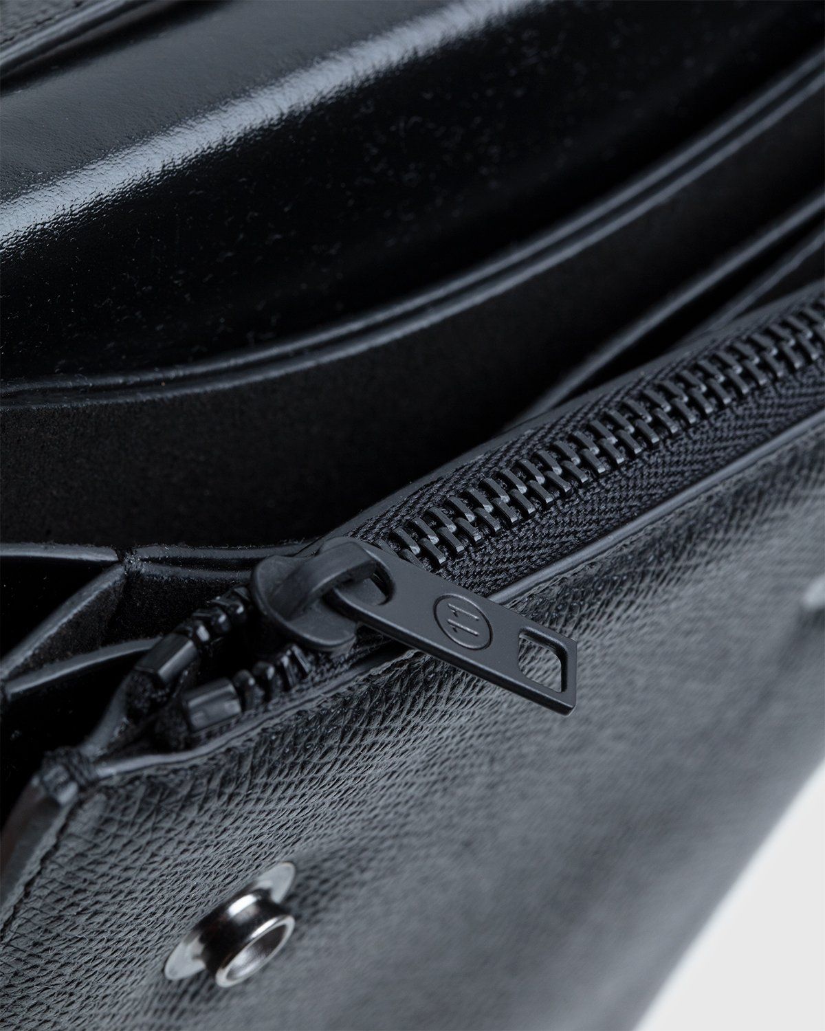 Maison Margiela – Small Leather Chest Pack Black - Bags - Black - Image 5