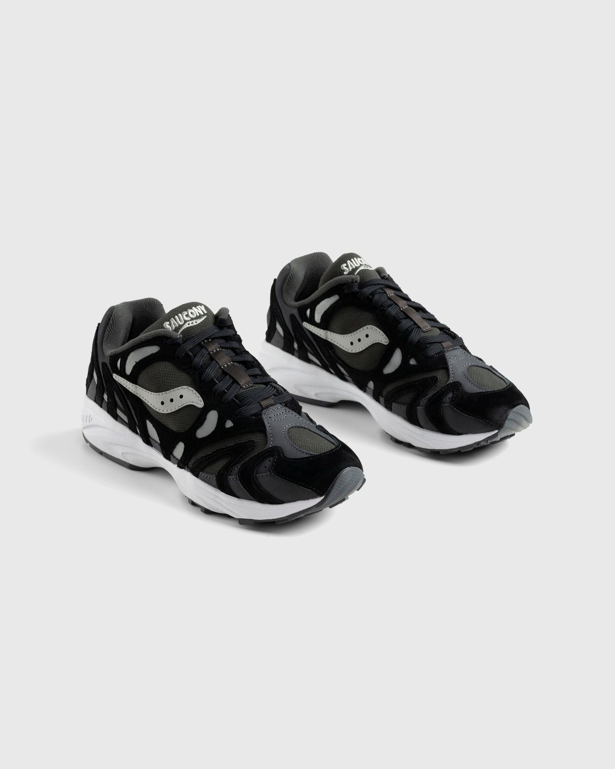 Saucony – Grid Azura 2000 Black/Silver - Sneakers - Black - Image 3
