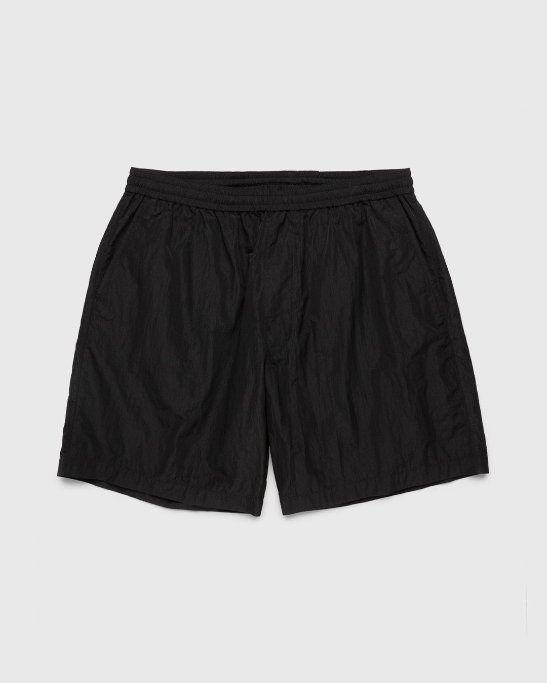 Highsnobiety – Crepe Nylon Shorts Black - Shorts - Black - Image 1