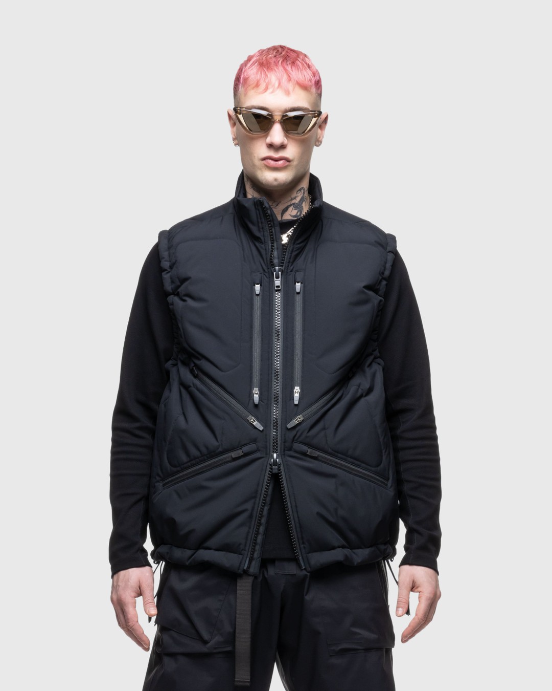 ACRONYM – V91-WS Windstopper PrimaLoft Modular Liner Vest Black - Outerwear - Black - Image 2