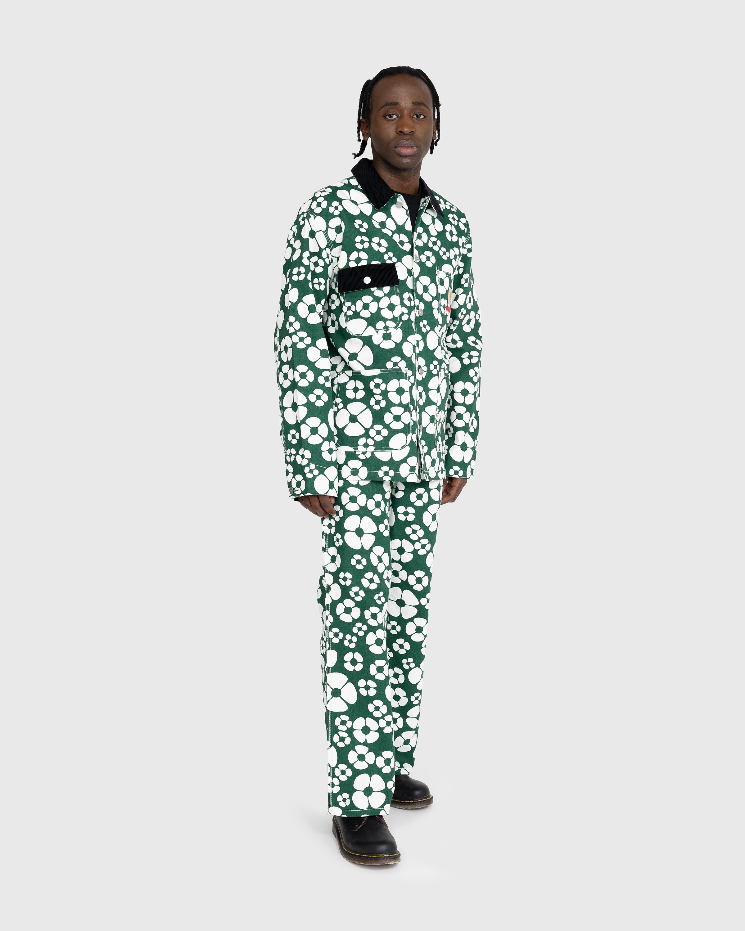 Marni x Carhartt WIP – Floral Trousers Green - Pants - Green - Image 5