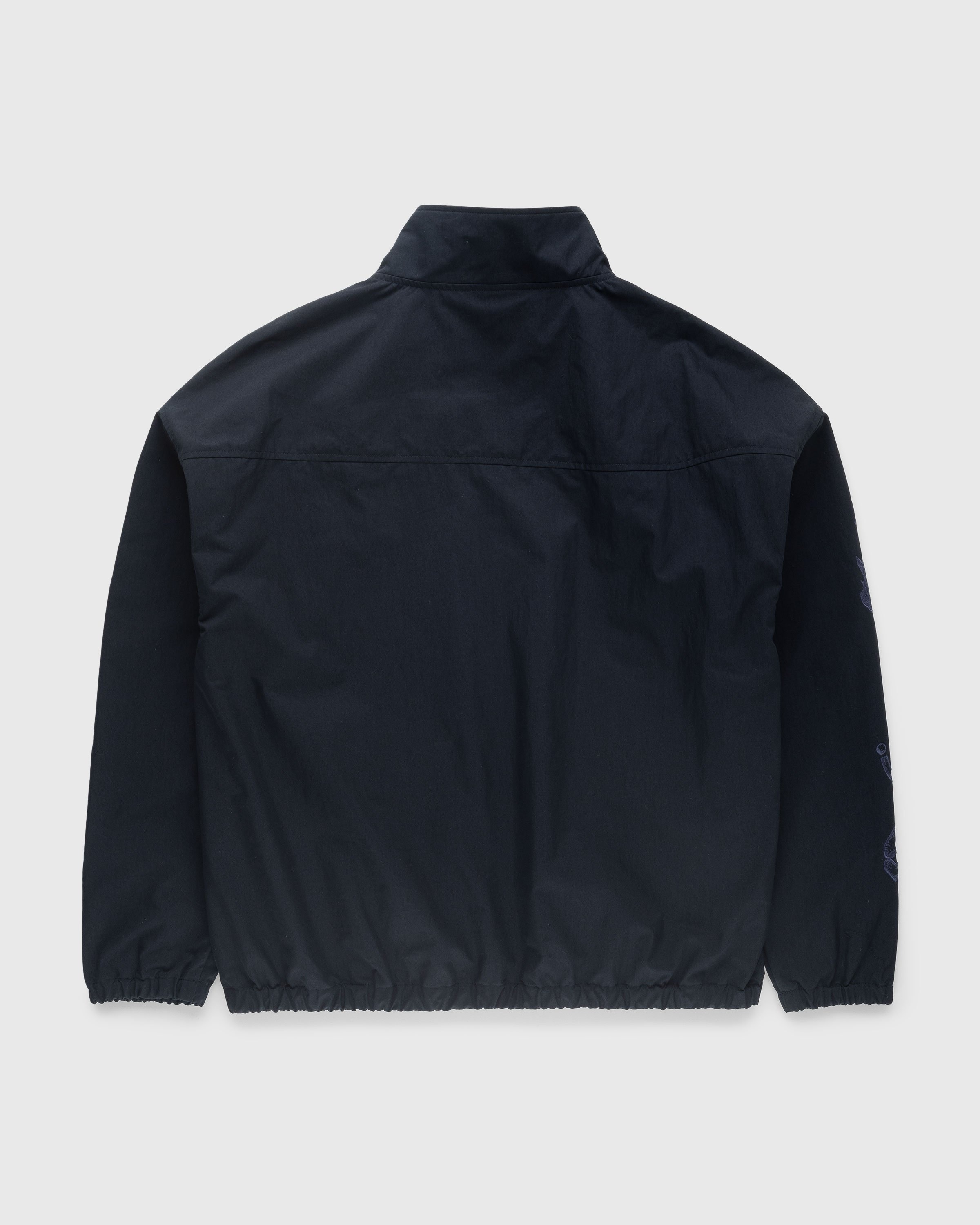 NTS x Highsnobiety – Brushed Nylon Track Jacket Navy - Outerwear - Black - Image 2