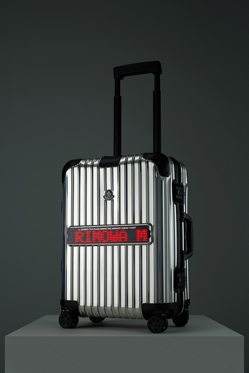 Moncler x RIMOWA "Reflection" luggage