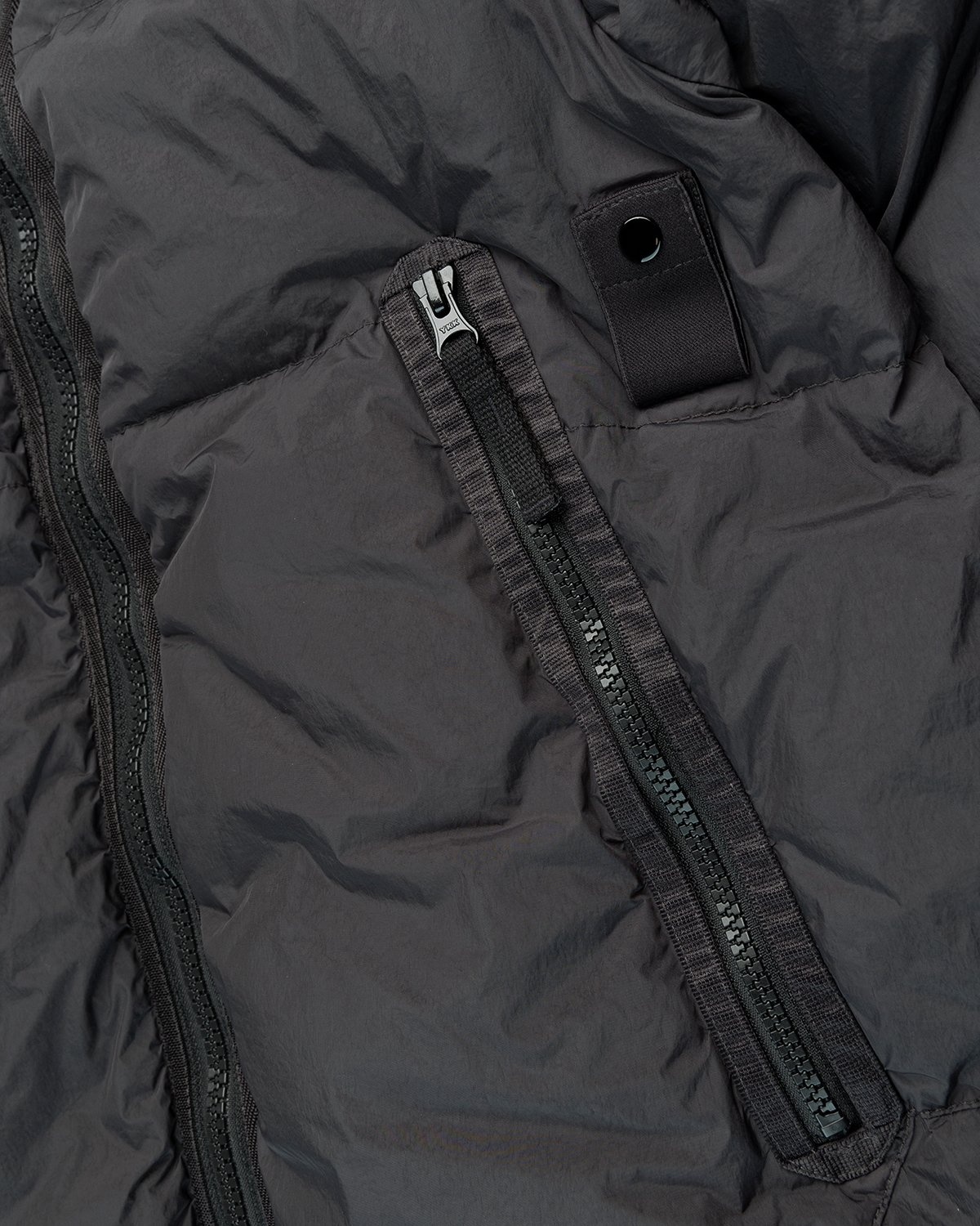 Stone Island – Real Down Jacket Charcoal - Outerwear - Black - Image 3