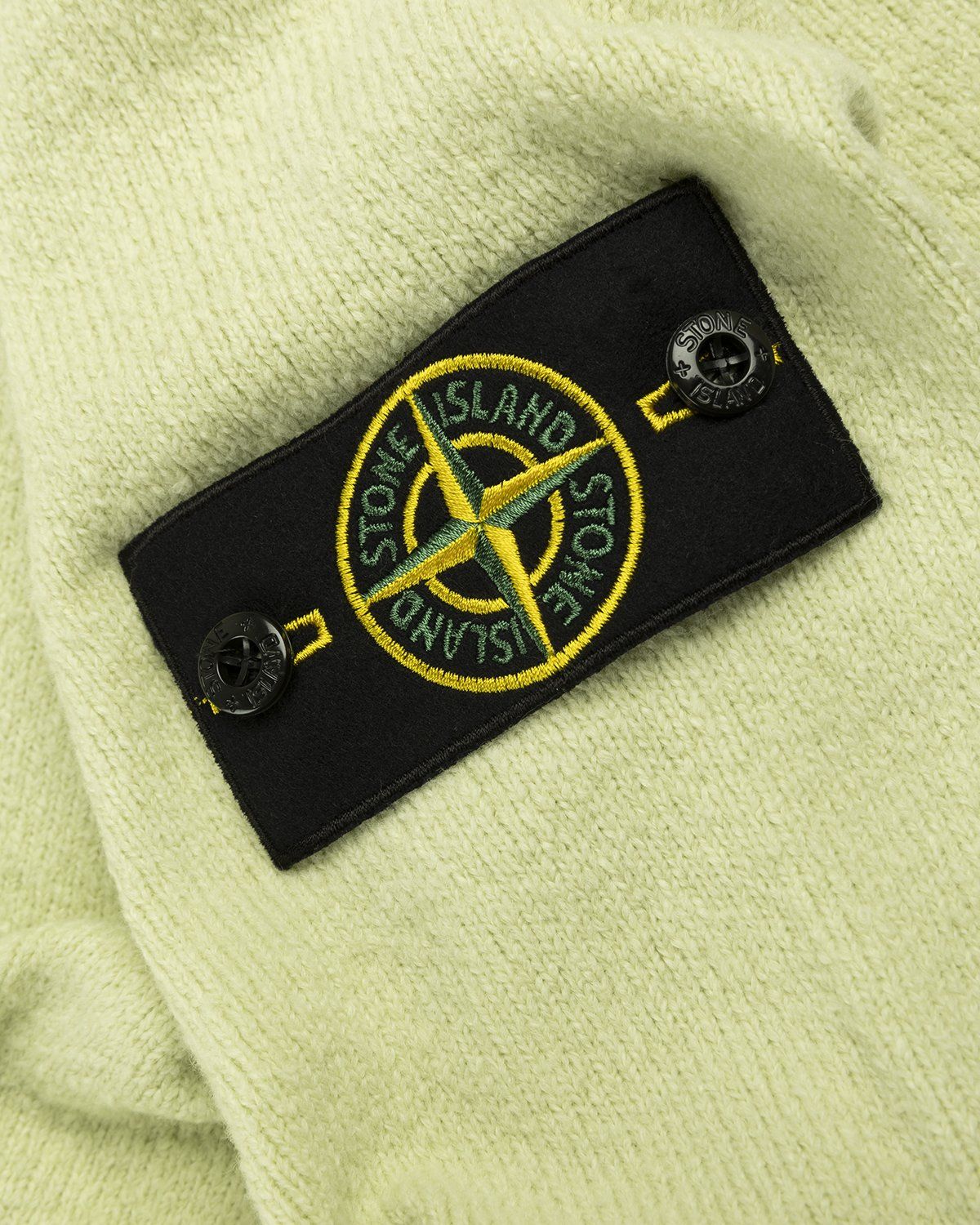 Stone Island – 548D2 Stockinette Stitch Sweater Light Green - Knitwear - Green - Image 5