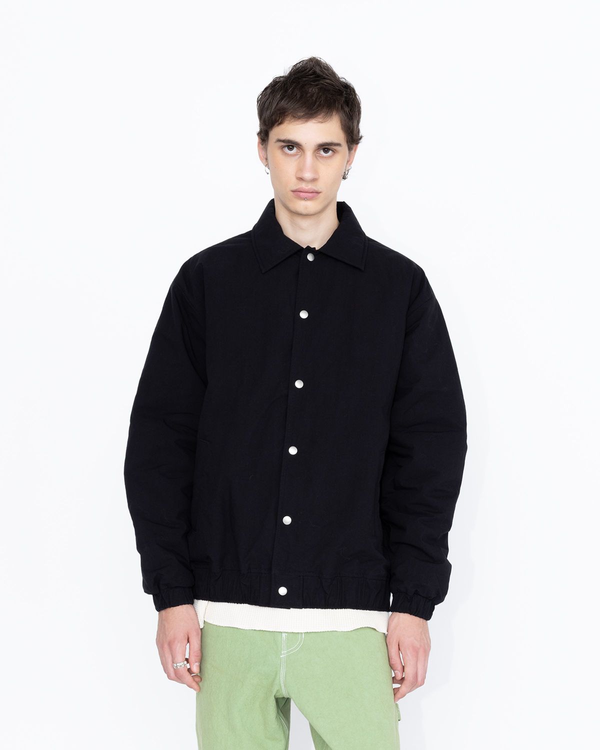 Highsnobiety HS05 – Reverse Piping Insulated Jacket Black - Outerwear - Black - Image 3