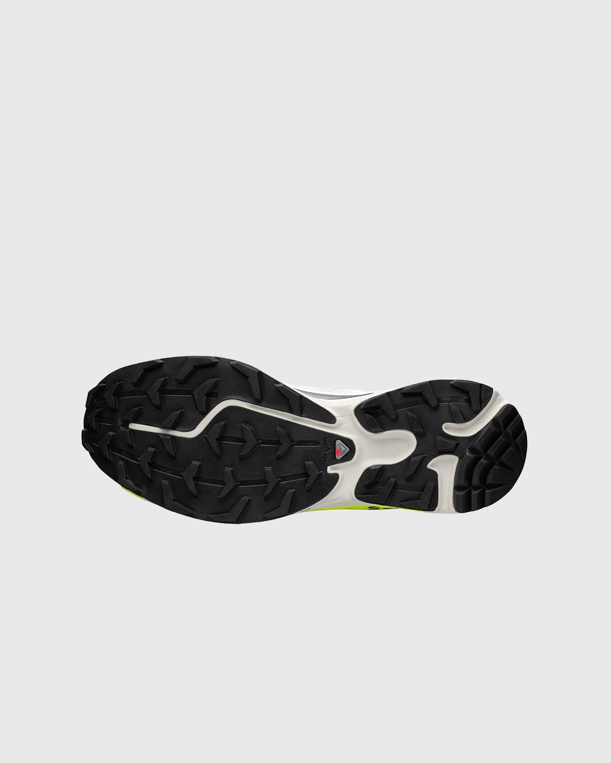 Salomon – XT-6 ADVANCED Lunar Rock/ Quiet Shade/ Safety Yellow - Sneakers - White - Image 5