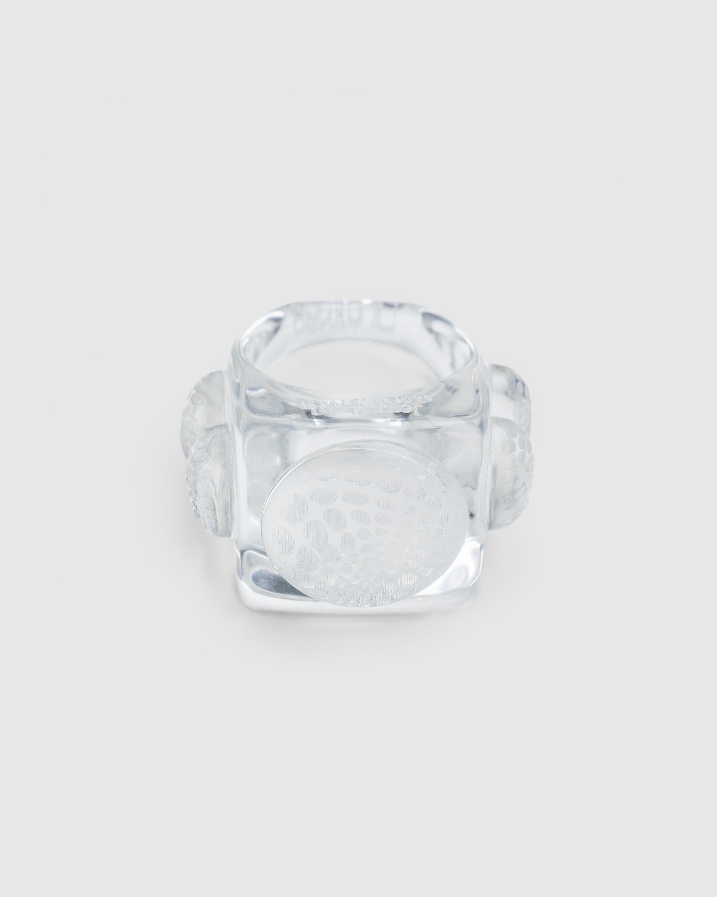 Jean Paul Gaultier – Ice Cube Ring Crystal - Jewelry - Orange - Image 1