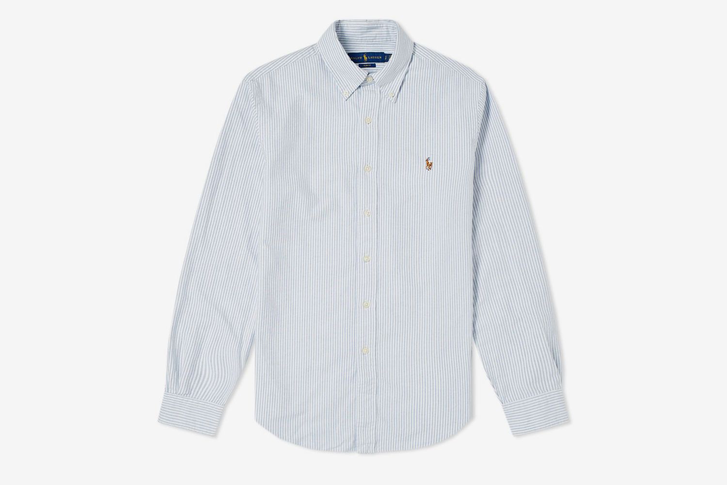 Polo Ralph Lauren Slim Fit Button Down Stripe Oxford Shirt