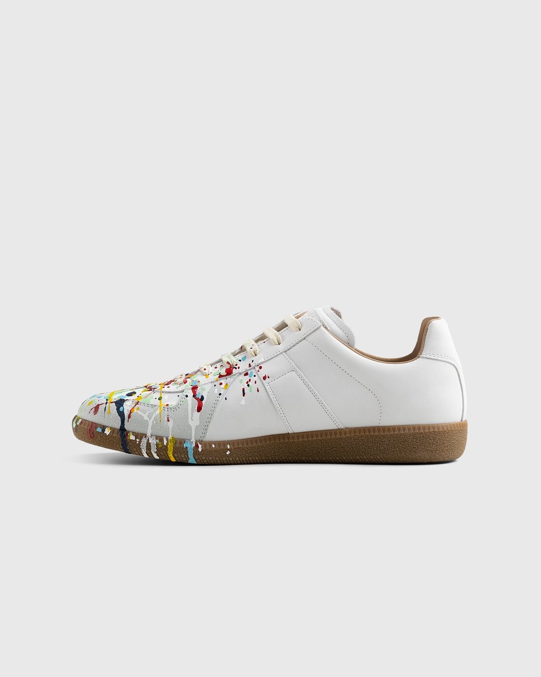 Margiela – Replica Paint Drop Sneakers White Highsnobiety