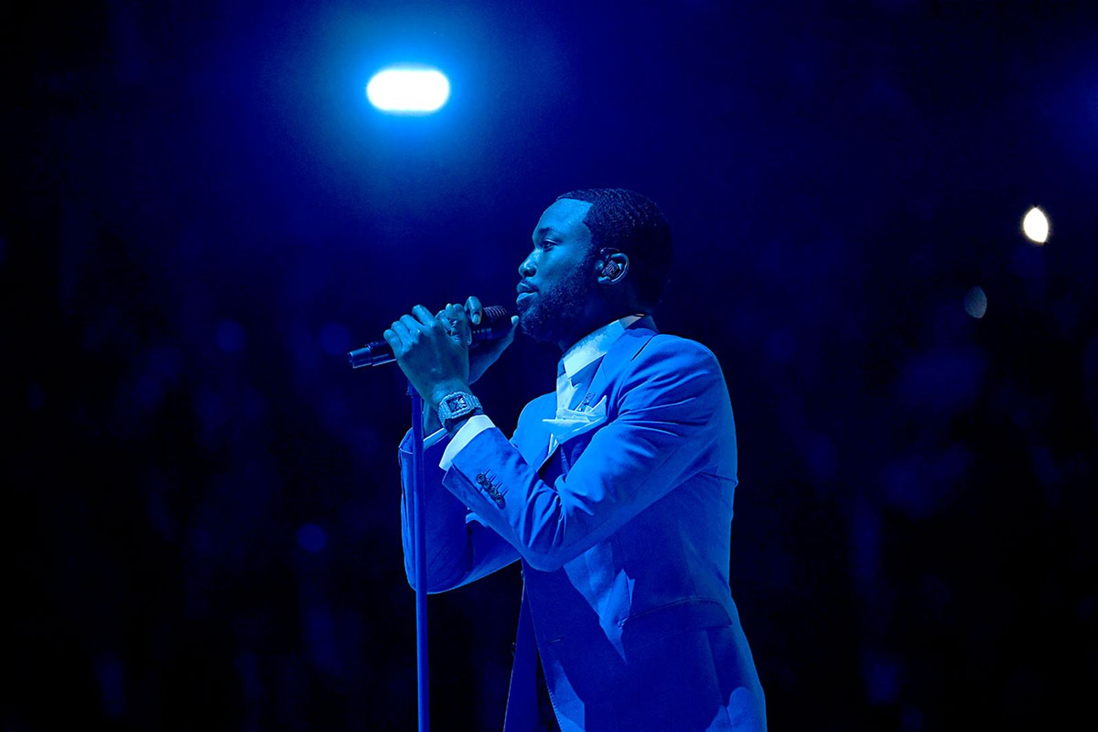 Meek Mill performs onstage during the 62nd Annual GRAMMY Awards