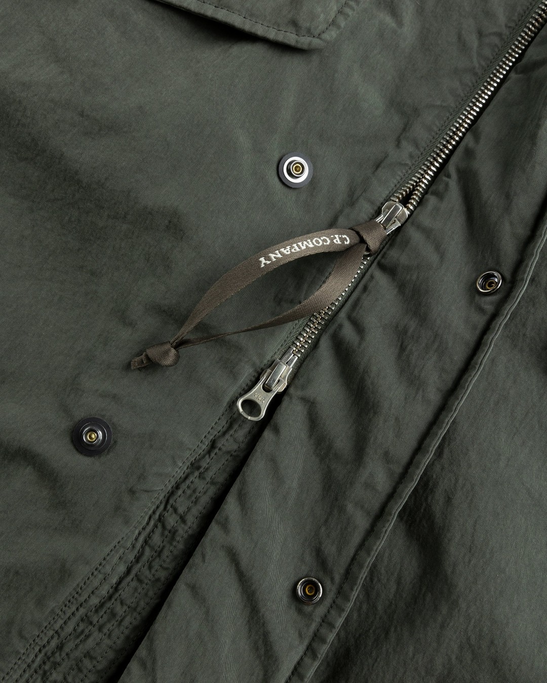 C.P. Company 50 Fili Rubber Parka Green Highsnobiety Shop