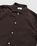 Tekla – Cotton Poplin Pyjamas Shirt Coffee - Loungewear - Brown - Image 3