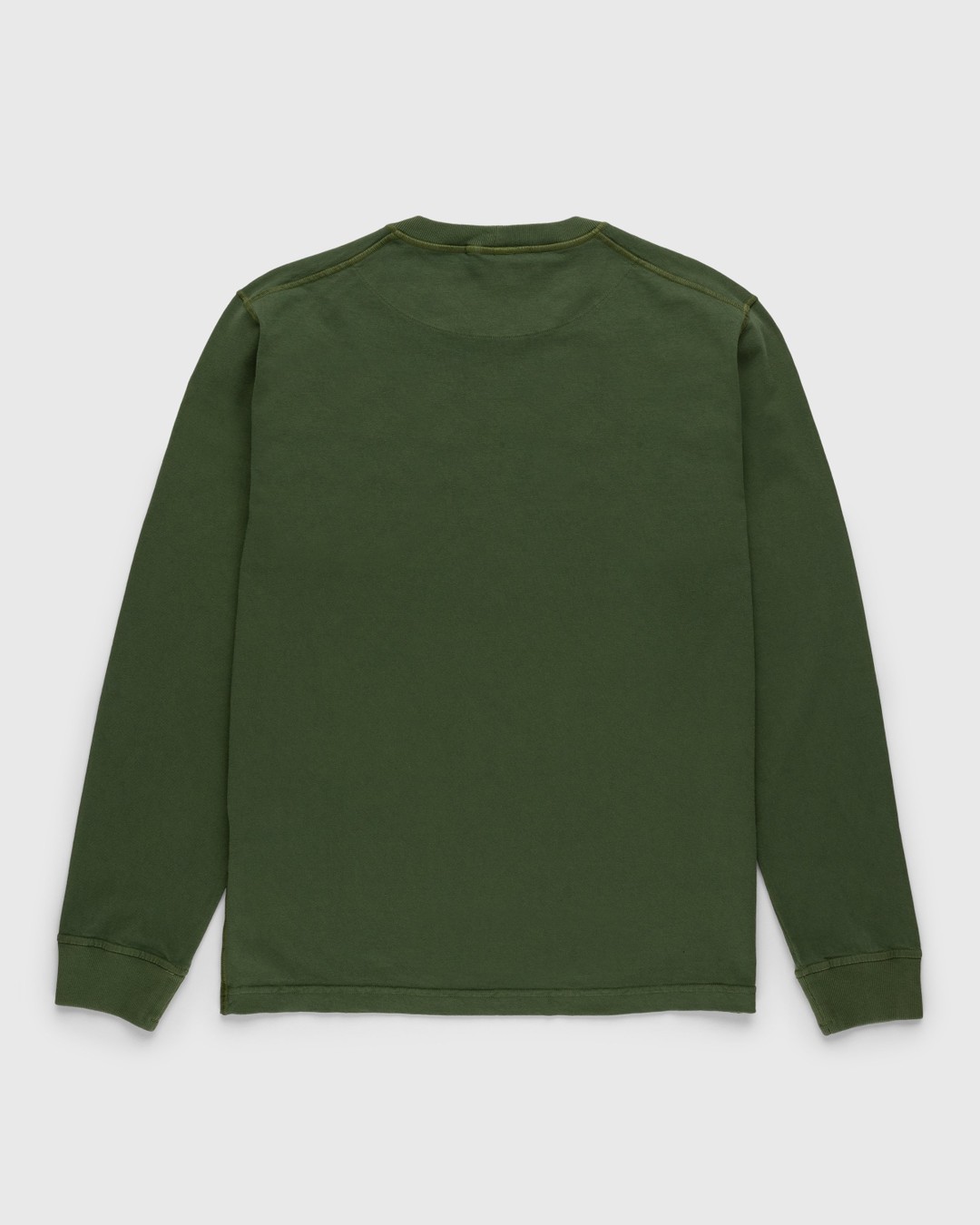 Stone Island – Fissato Longsleeve T-Shirt Olive - Longsleeves - Green - Image 2