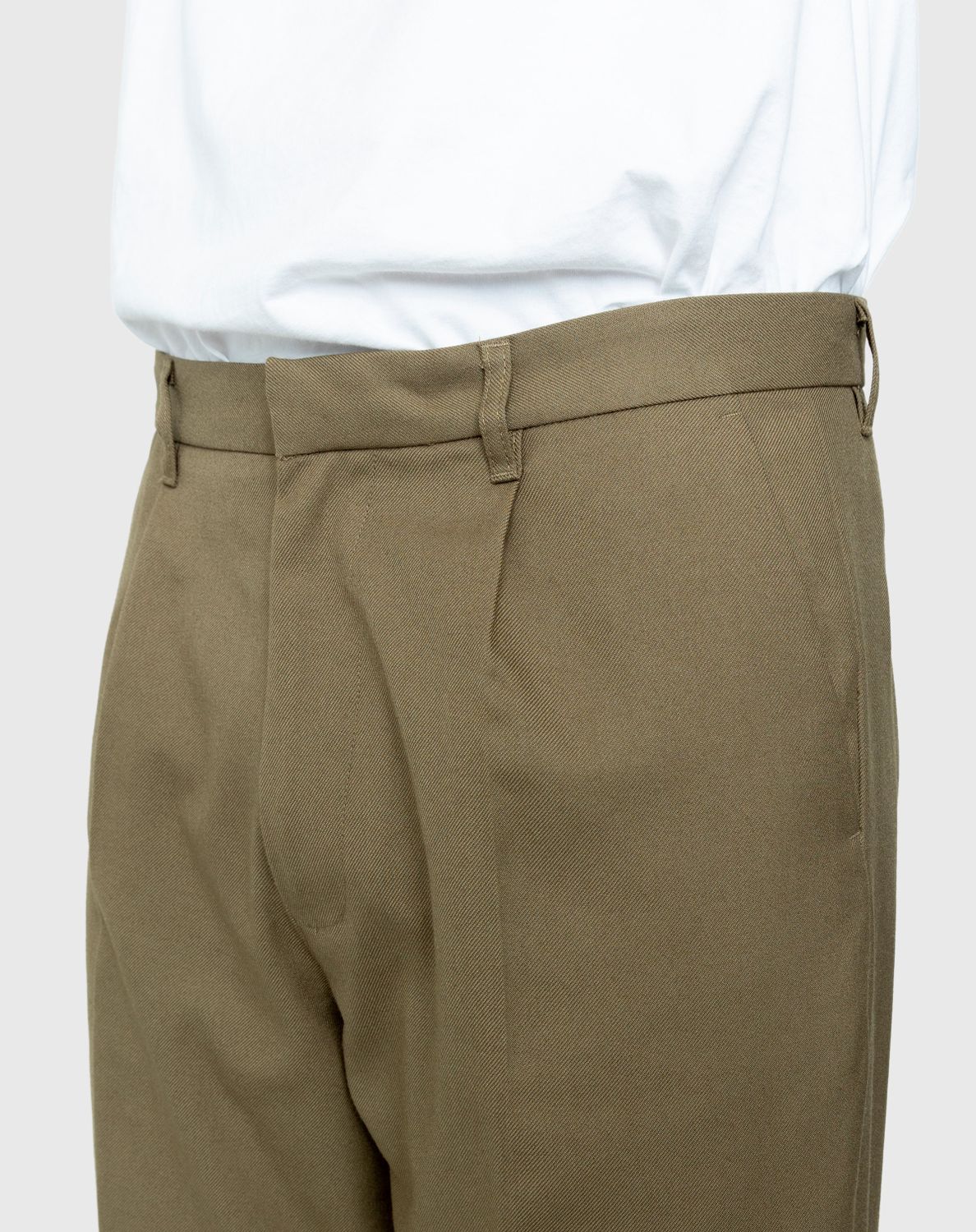 Highsnobiety – Heavy Wool Dress Pants Light Brown - Pants - Brown - Image 6