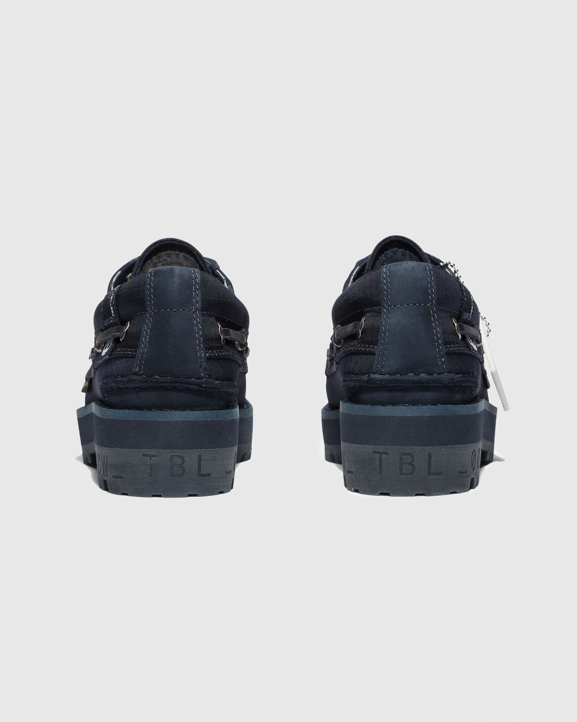 A-Cold-Wall* x Timberland – 3-Eye Boat Shoe Dark Sapphire Navy - Shoes - Blue - Image 4