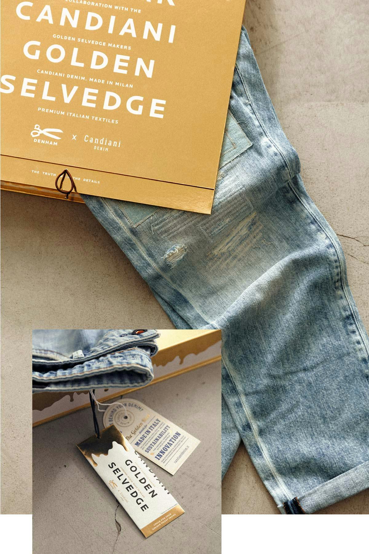 DENHAM x 10 Year Candiani Golden Selvedge & Candiani Golden Ticket