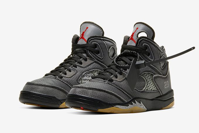 Off-White™ x Air Jordan 5 to Release in Pre-School & Toddler Sizes
