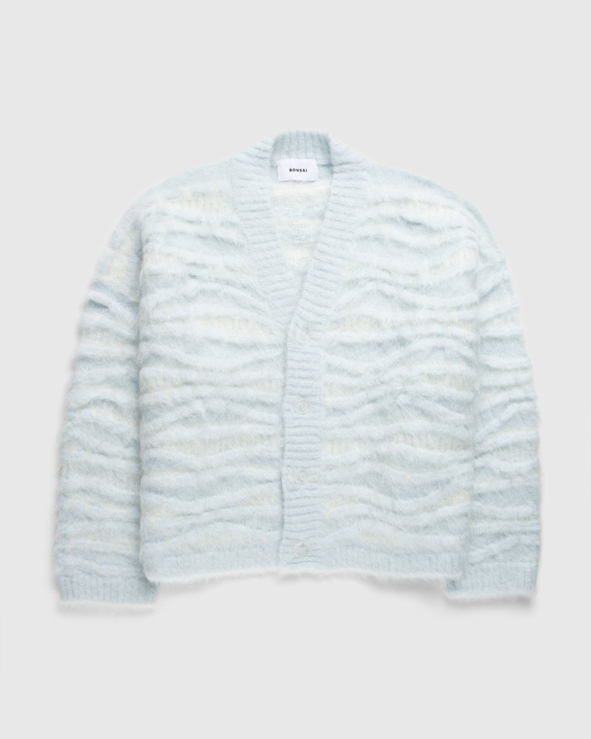 Bonsai – Oversized Knit Cardigan Ice - Knitwear - Blue - Image 1