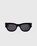 Saint Laurent – SL 573 Cat Eye Sunglasses Black/Crystal/Grey