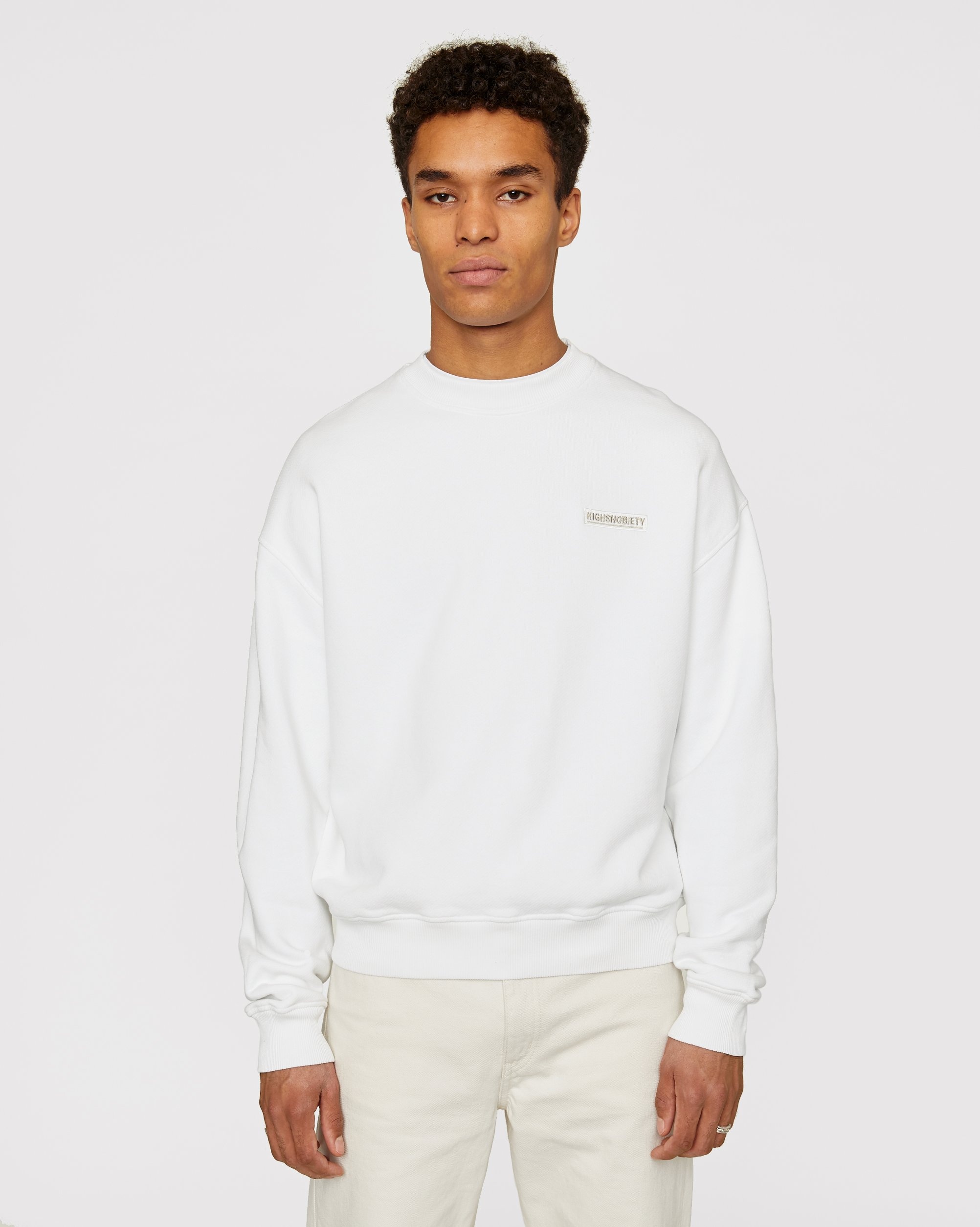 Highsnobiety – Staples Sweatshirt White - Sweats - White - Image 2