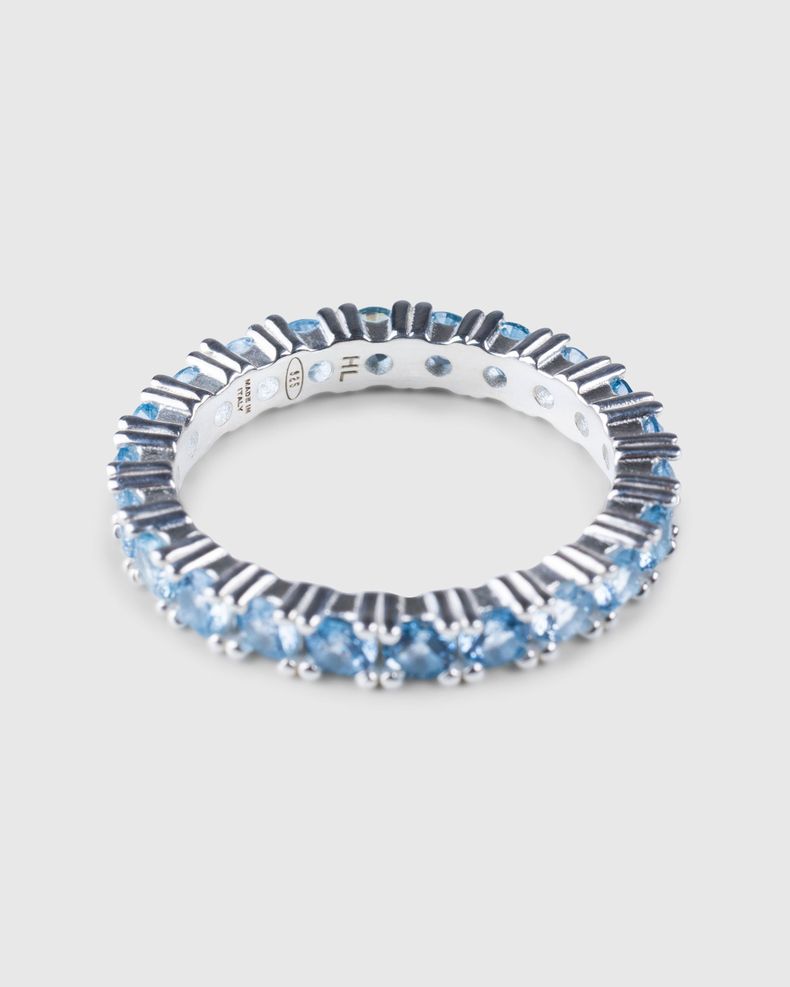 Eternity Ring Silver/Aqua