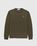 Stone Island – Fissato Longsleeve T-Shirt Olive - T-shirts - Green - Image 1