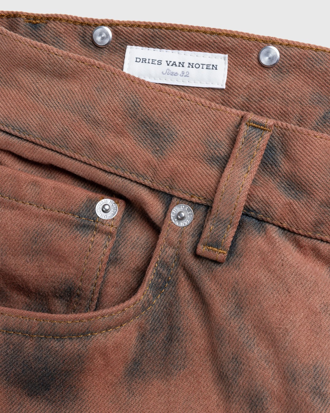 Dries van Noten – Pine Pants Choco - Pants - Brown - Image 6