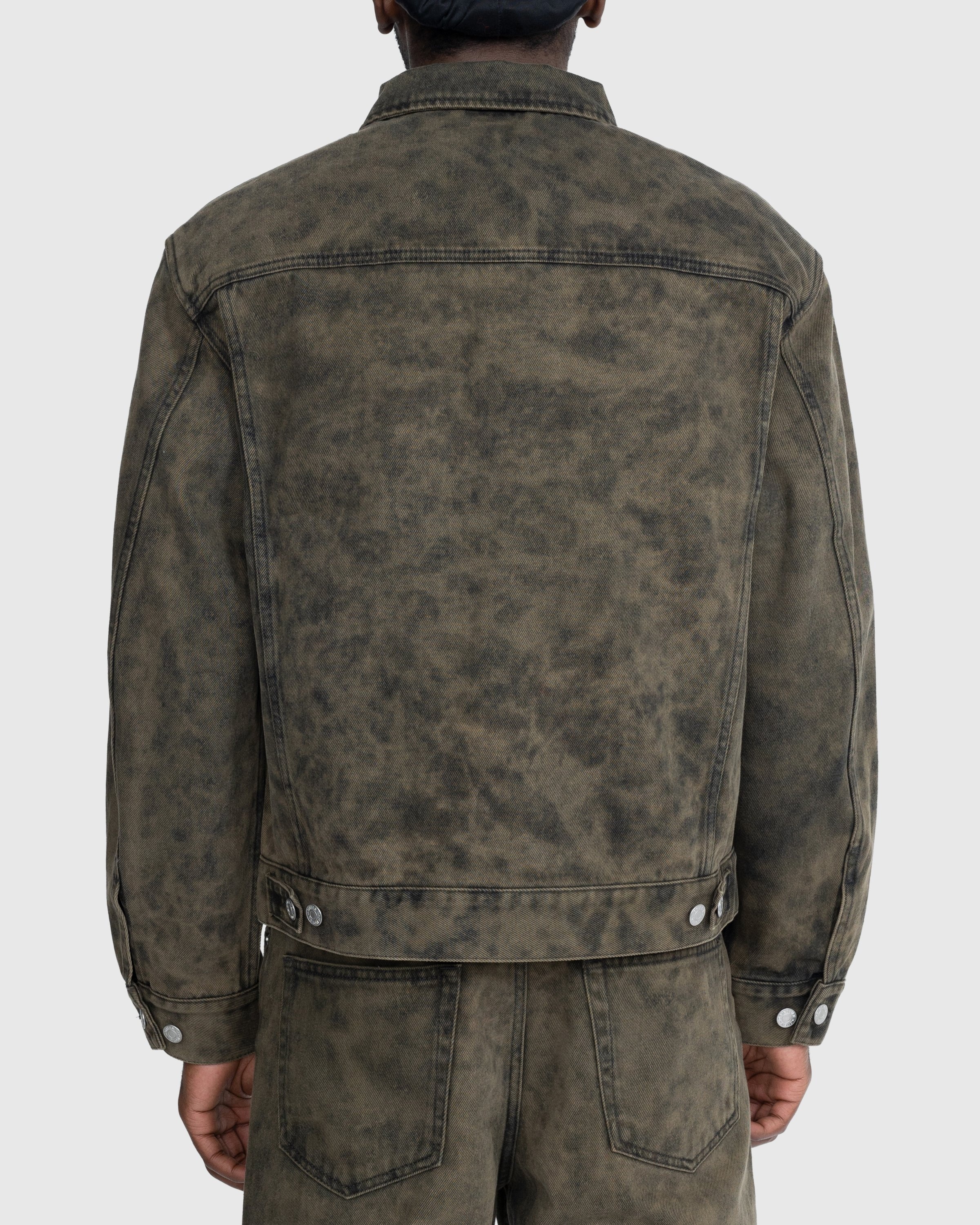 Dries van Noten – Vuskin Denim Jacket - Outerwear - Green - Image 4
