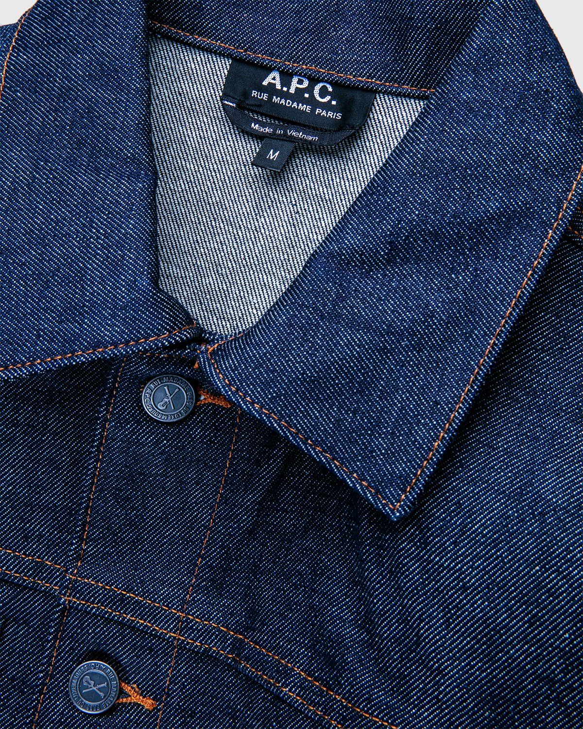 A.P.C. Indigo Raw Denim Work Jacket A.P.C.