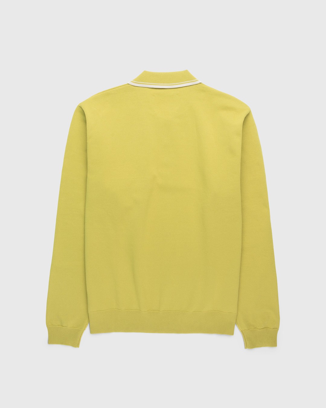 Highsnobiety HS05 – Long Sleeves Knit Polo Green - Longsleeves - Green - Image 2