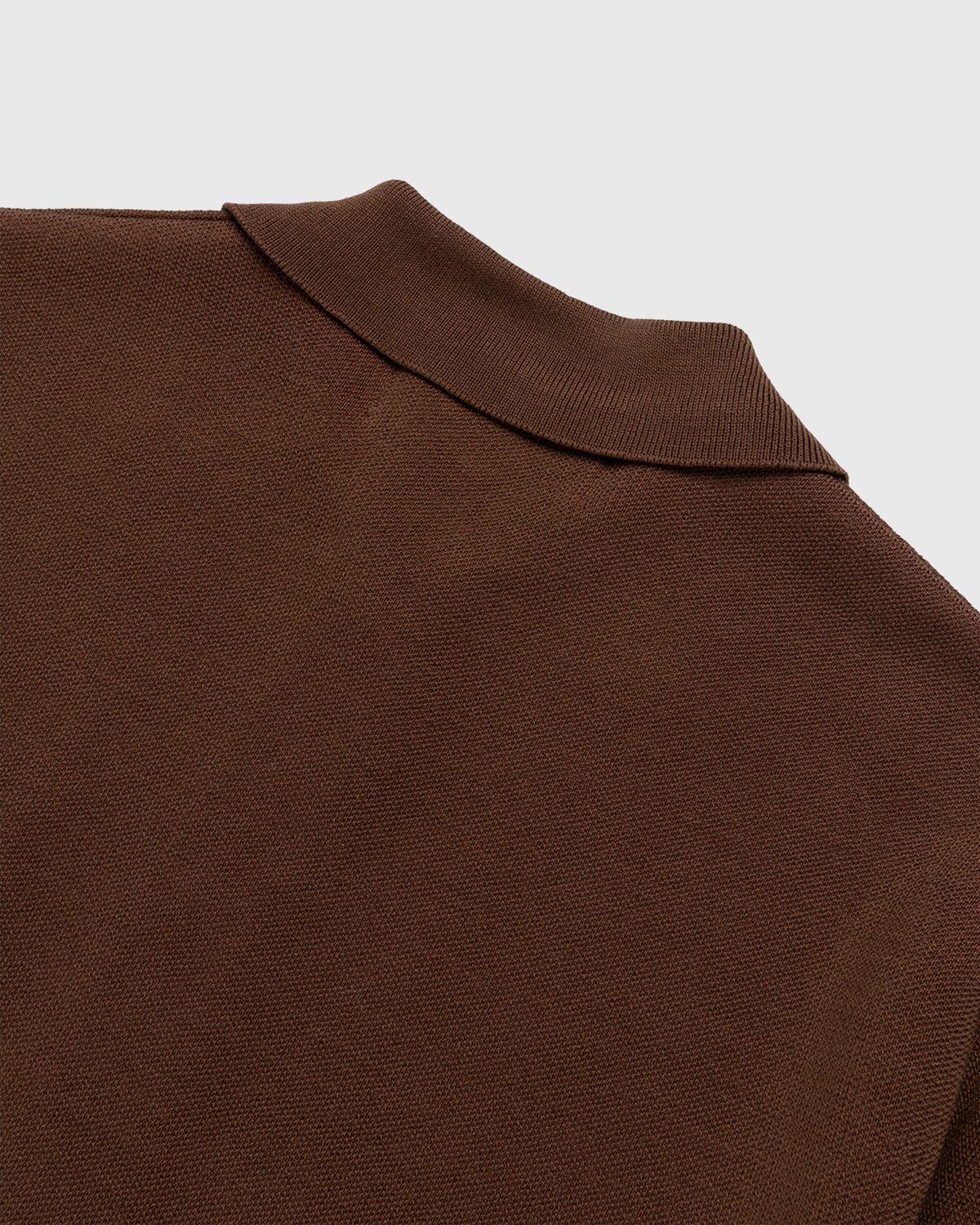 Carne Bollente – Upside Down Knit Shirt Brown | Highsnobiety Shop